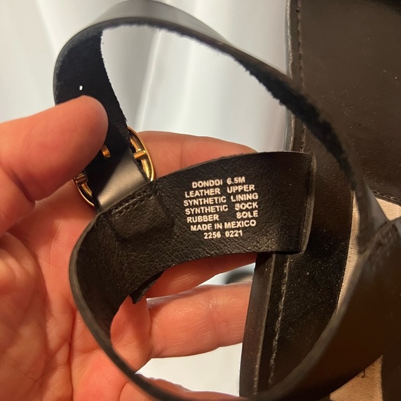 Steve Madden Black Women's Sandals - Picture 3 of 8